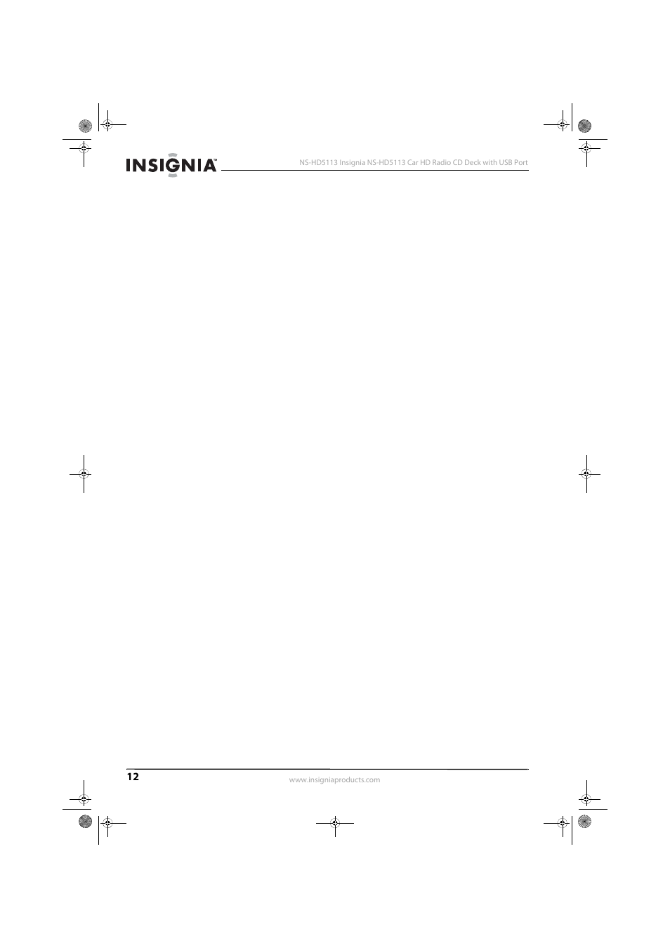 Insignia NS-HD5113 User Manual | Page 14 / 16