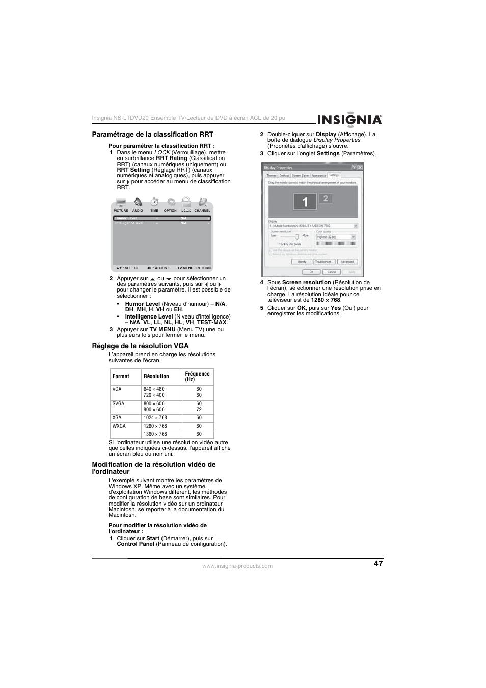 Insignia NS-LTDVD20 User Manual | Page 49 / 92