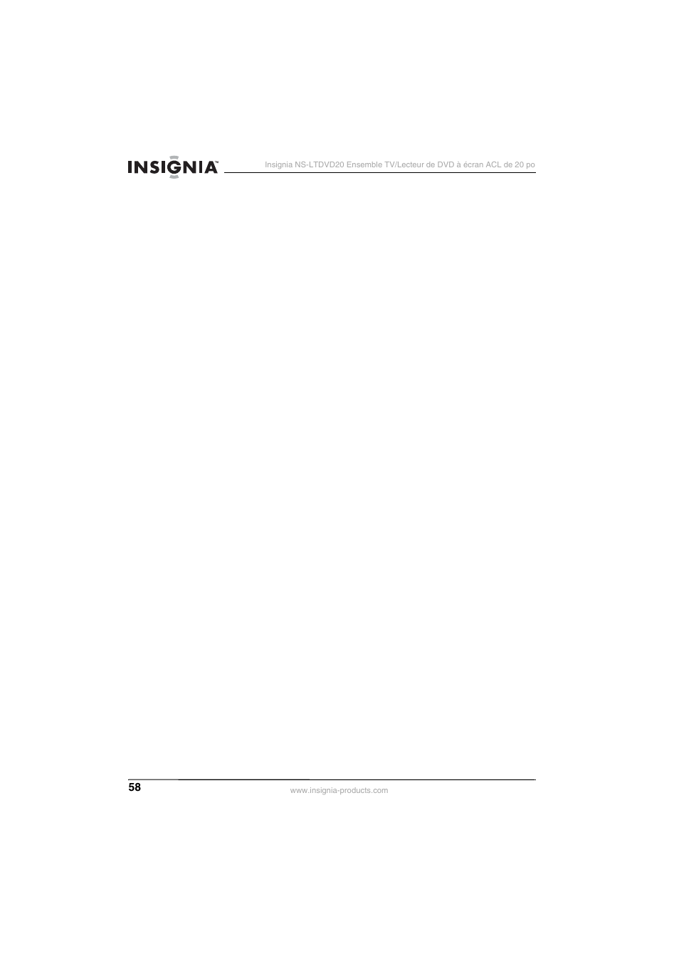 Insignia NS-LTDVD20 User Manual | Page 60 / 92