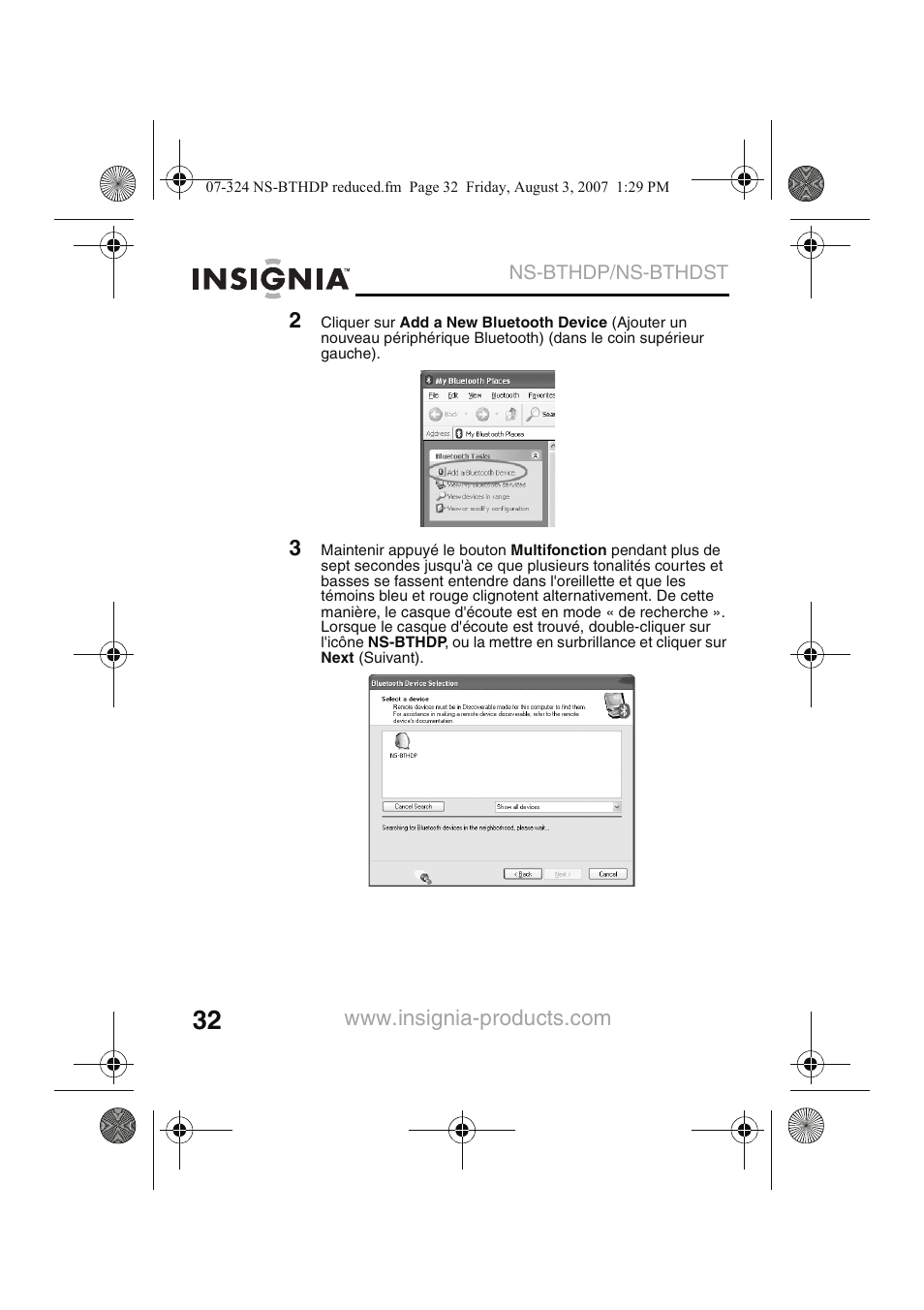 Insignia NS-BTHDST User Manual | Page 34 / 72