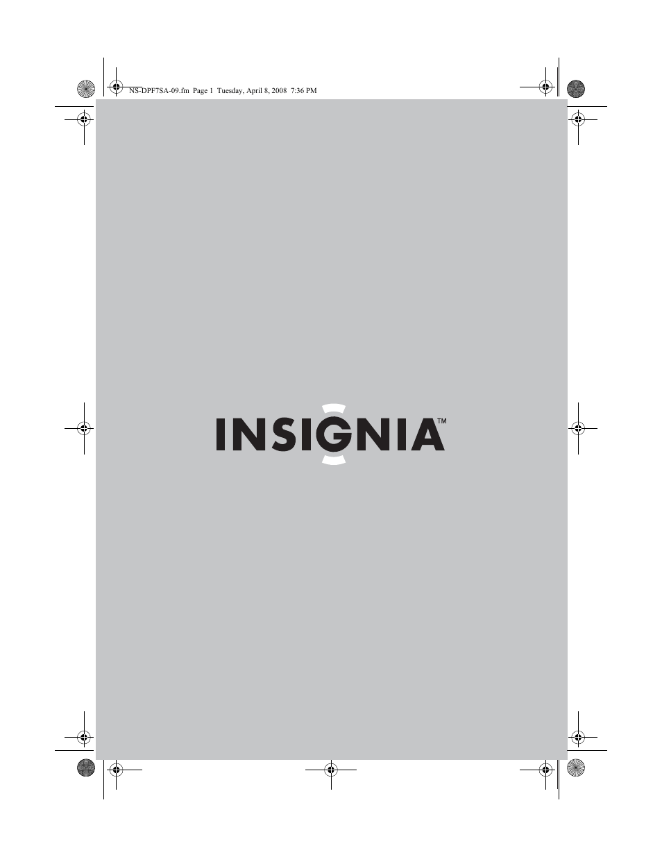 Insignia NS-DPF8WA-09 User Manual | 76 pages