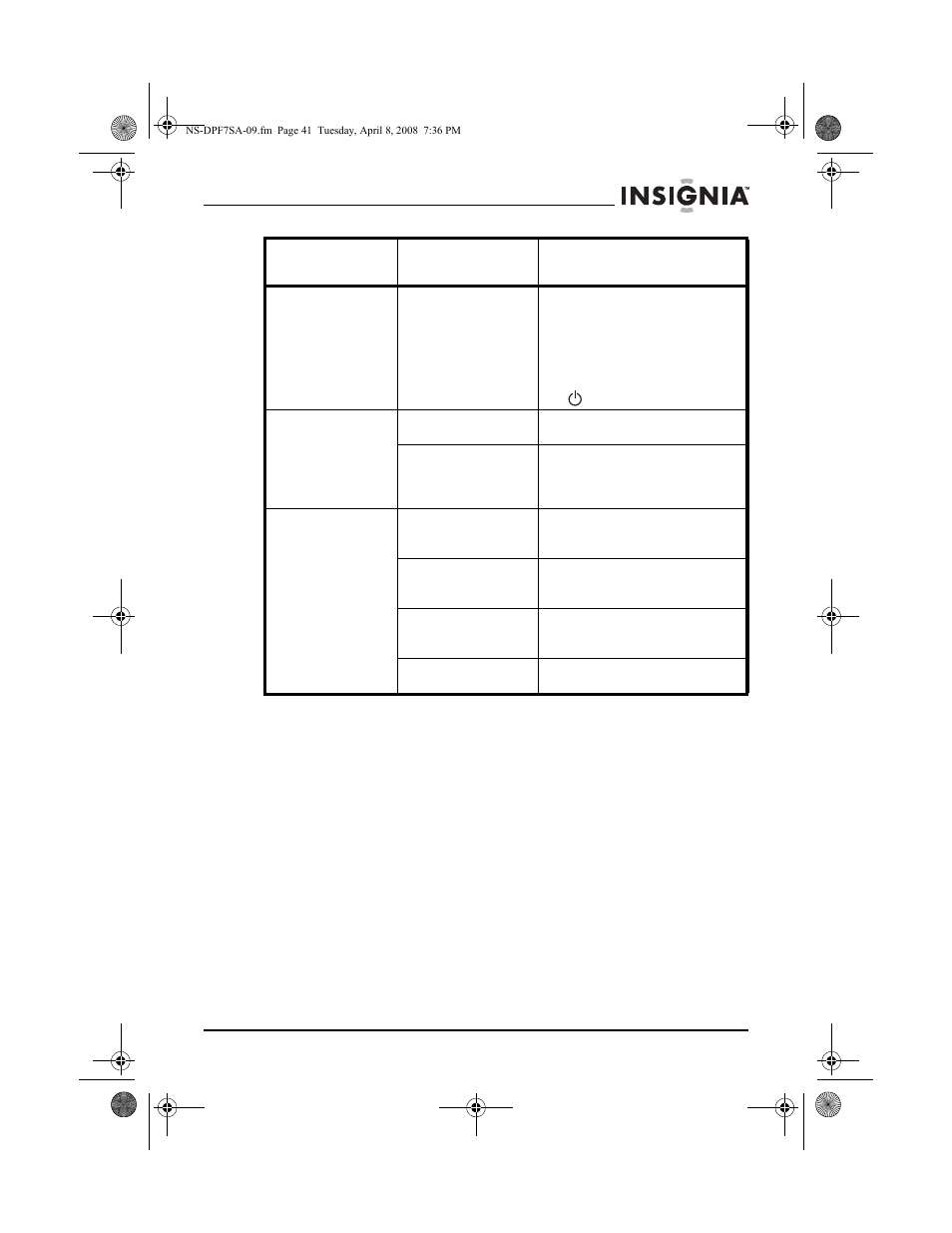 Insignia NS-DPF8WA-09 User Manual | Page 41 / 76