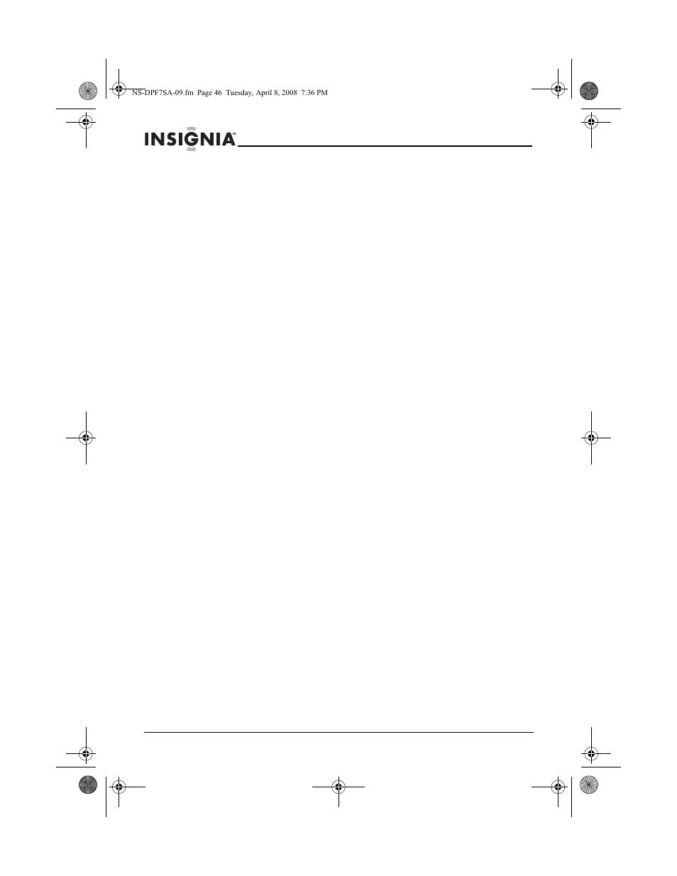 Insignia NS-DPF8WA-09 User Manual | Page 46 / 76