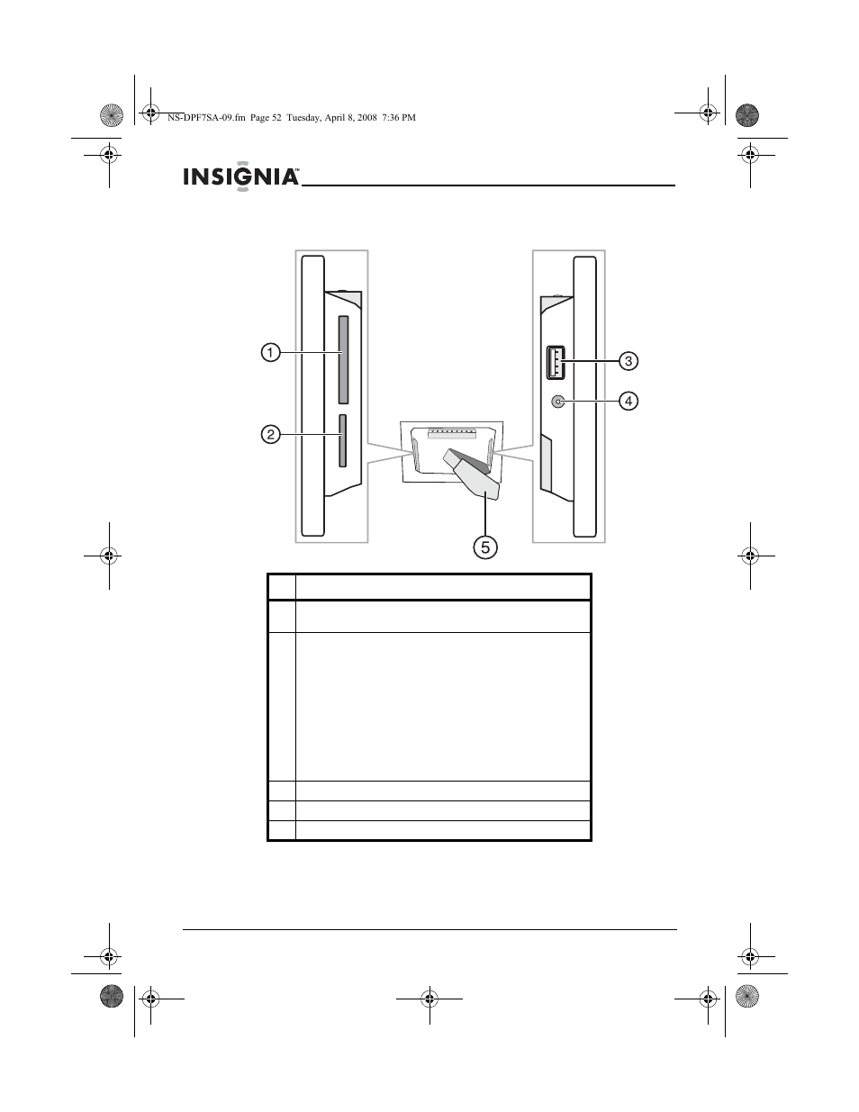 Tomas | Insignia NS-DPF8WA-09 User Manual | Page 52 / 76