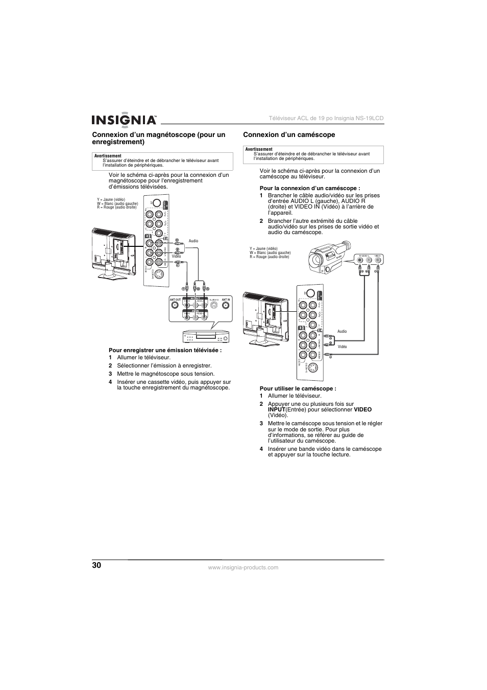 Insignia NS-19LCD User Manual | Page 30 / 72