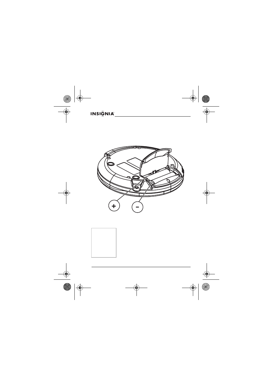 Preparación del reproductor de cd, Fuentes de alimentación, Instalación de las pilas | Insignia NS-P3112 User Manual | Page 52 / 70
