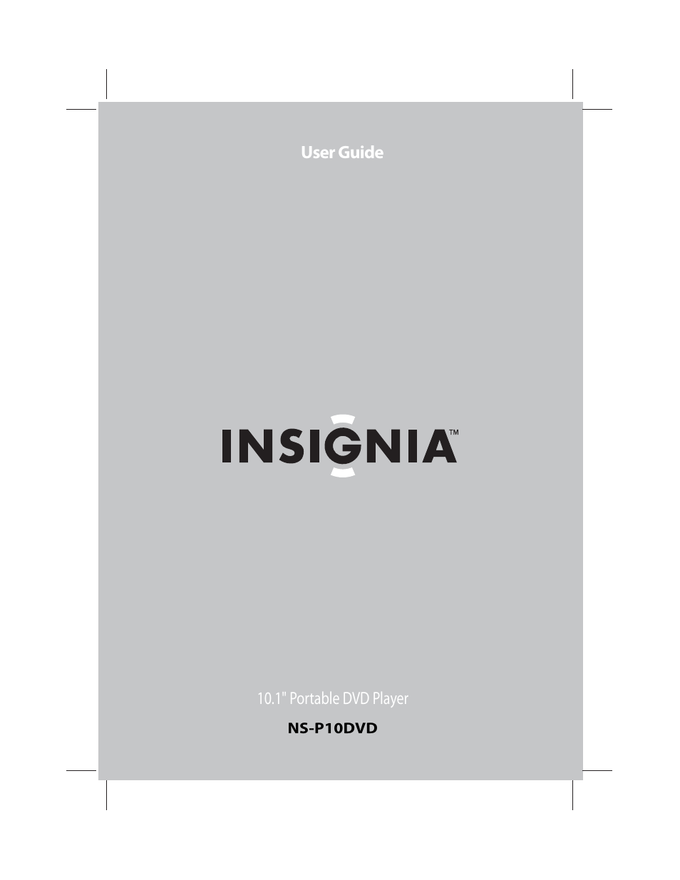 Insignia NS-P10DVD User Manual | 44 pages