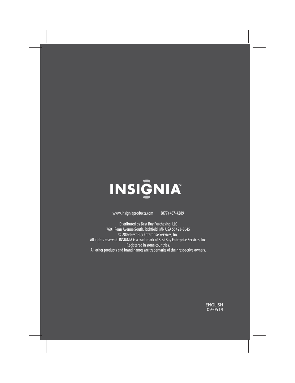 Insignia NS-P10DVD User Manual | Page 44 / 44