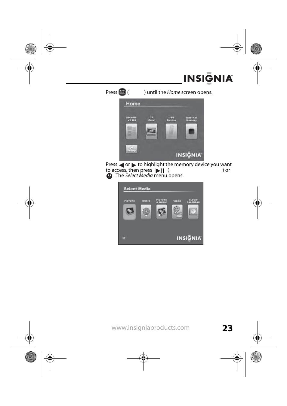 Insignia NS-DPF8TR User Manual | Page 23 / 52