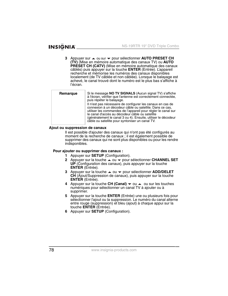 Insignia NS-19RTR User Manual | Page 79 / 190