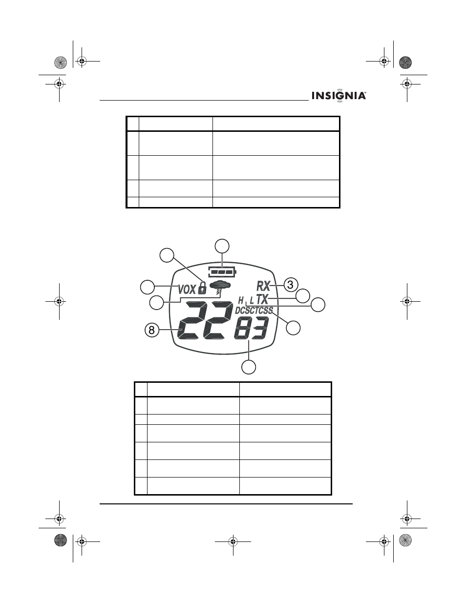 Pantalla | Insignia NS-F1112 User Manual | Page 27 / 48