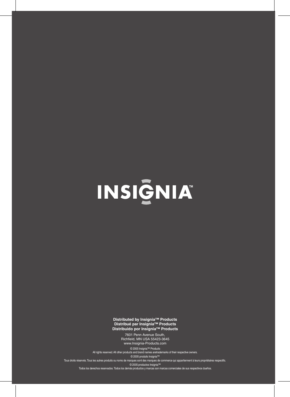 Insignia IS-TVDVD20 User Manual | Page 44 / 44