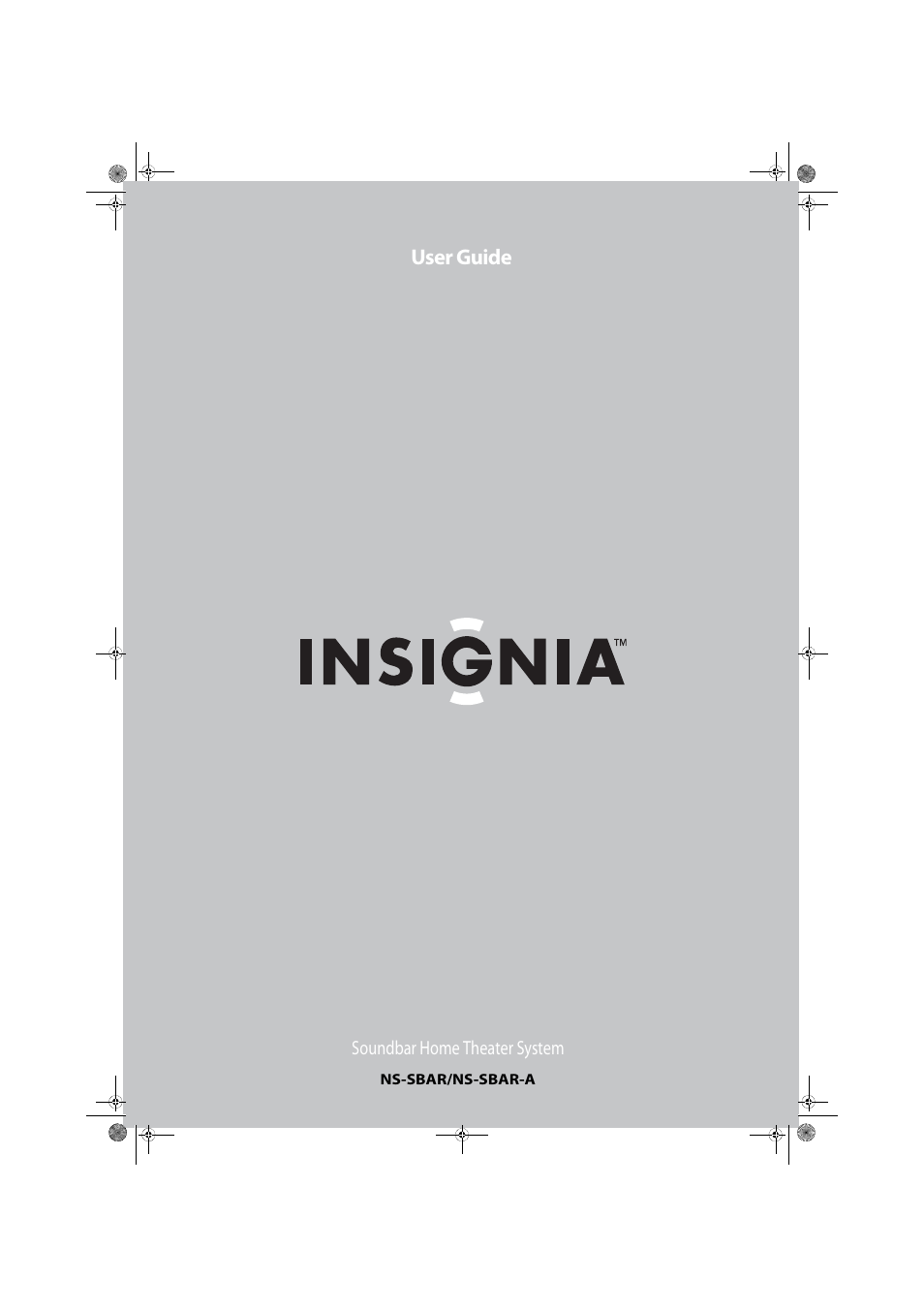 Insignia NS-SBAR User Manual | 14 pages