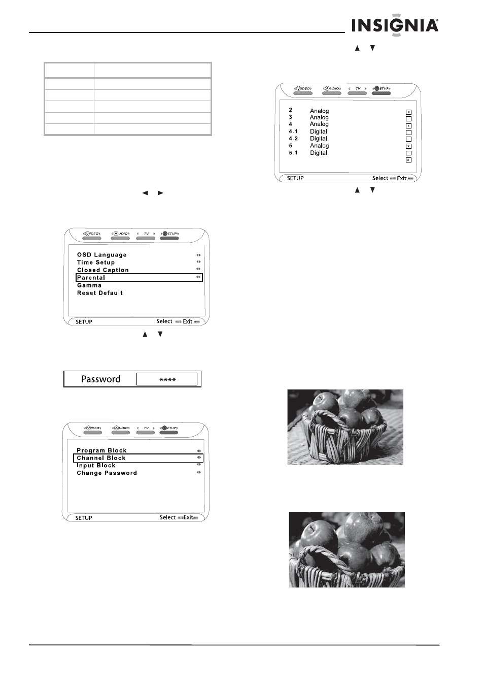 Clasificaciones mpaa para el canadá francófono, Ajuste de la relación de aspecto de su televisor | Insignia NS-LCD42 User Manual | Page 41 / 48