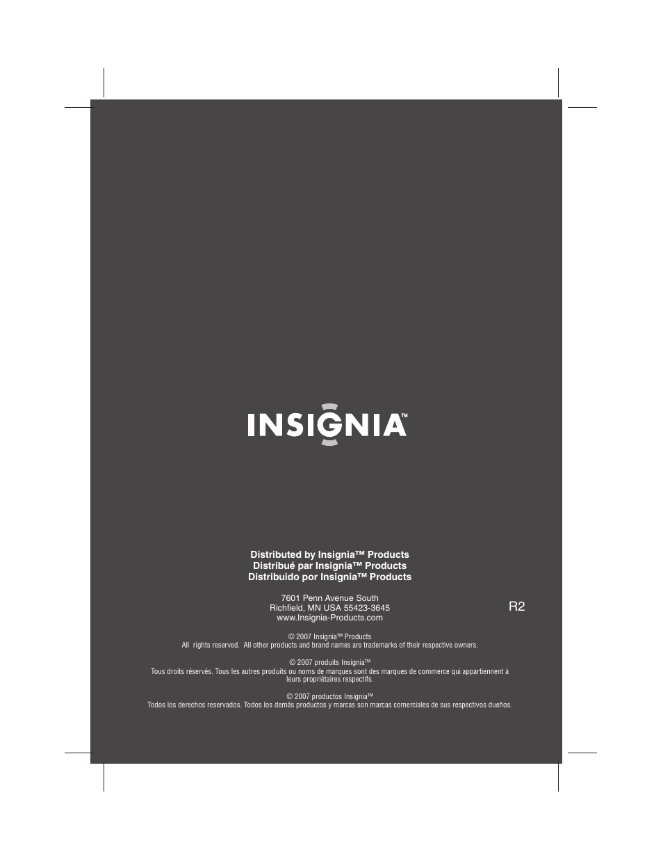 Insignia NS-P2000 User Manual | Page 40 / 40