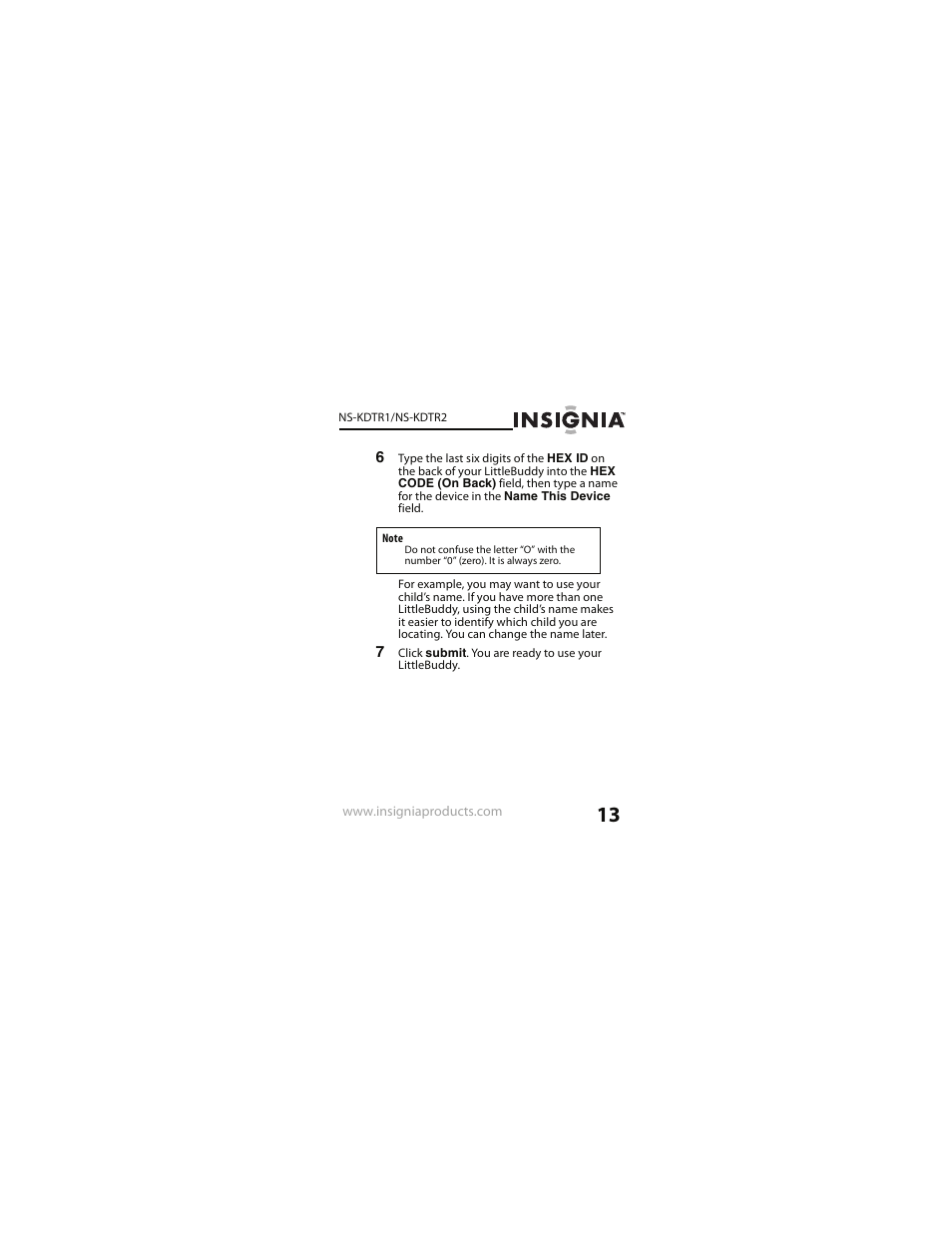 Insignia NS-KDTR2 User Manual | Page 13 / 36