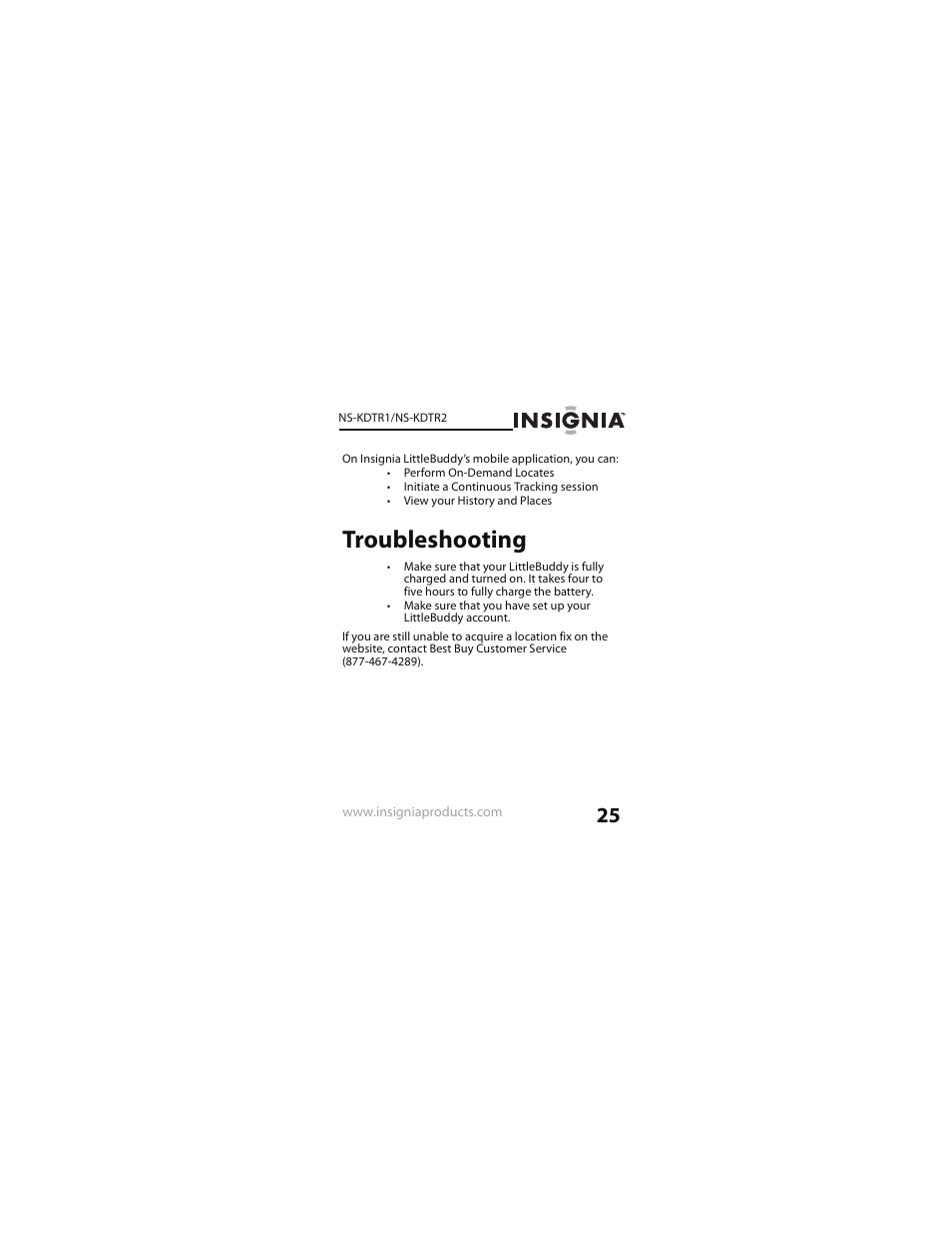 Troubleshooting | Insignia NS-KDTR2 User Manual | Page 25 / 36