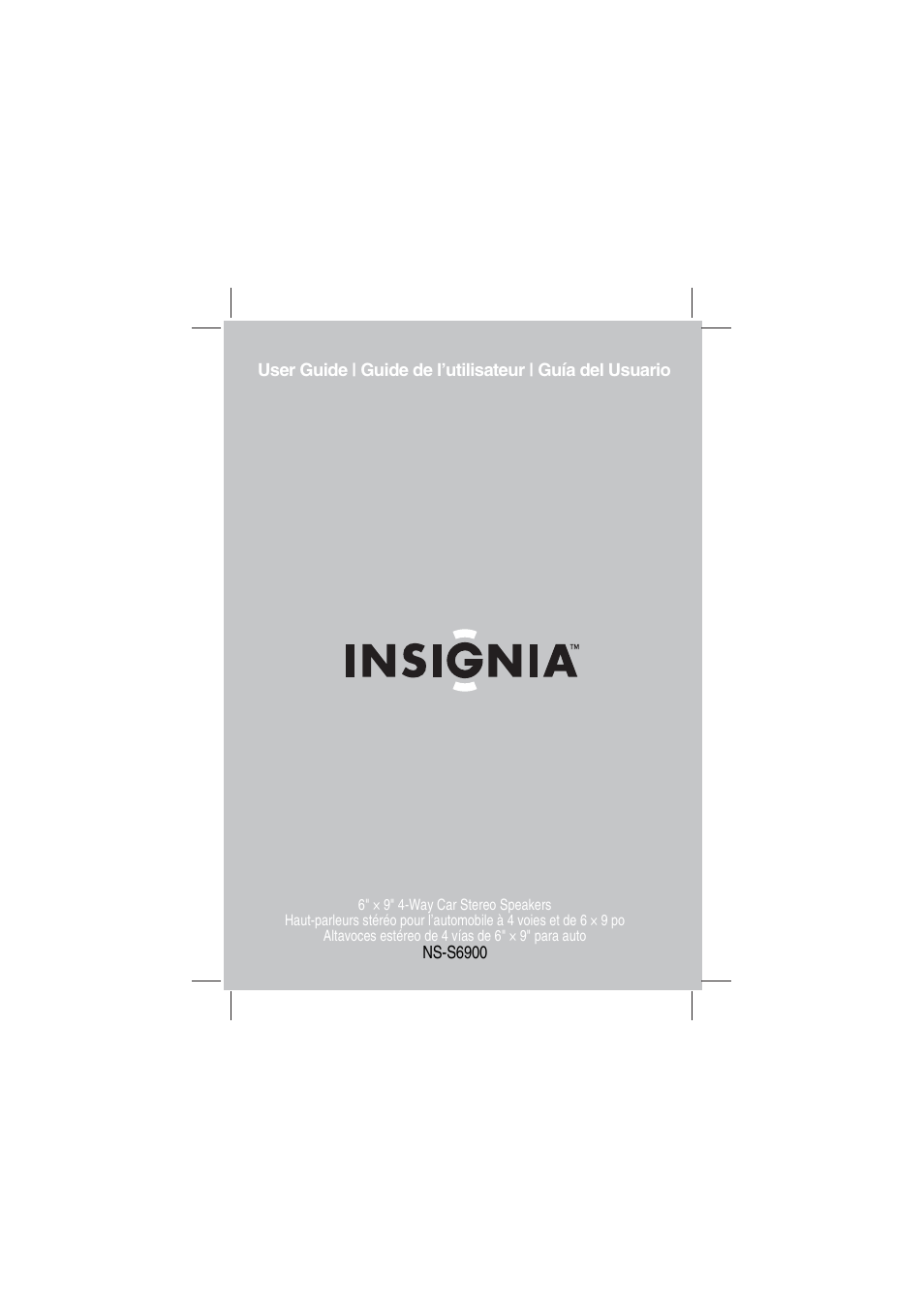 Insignia NS-S6900 User Manual | 40 pages