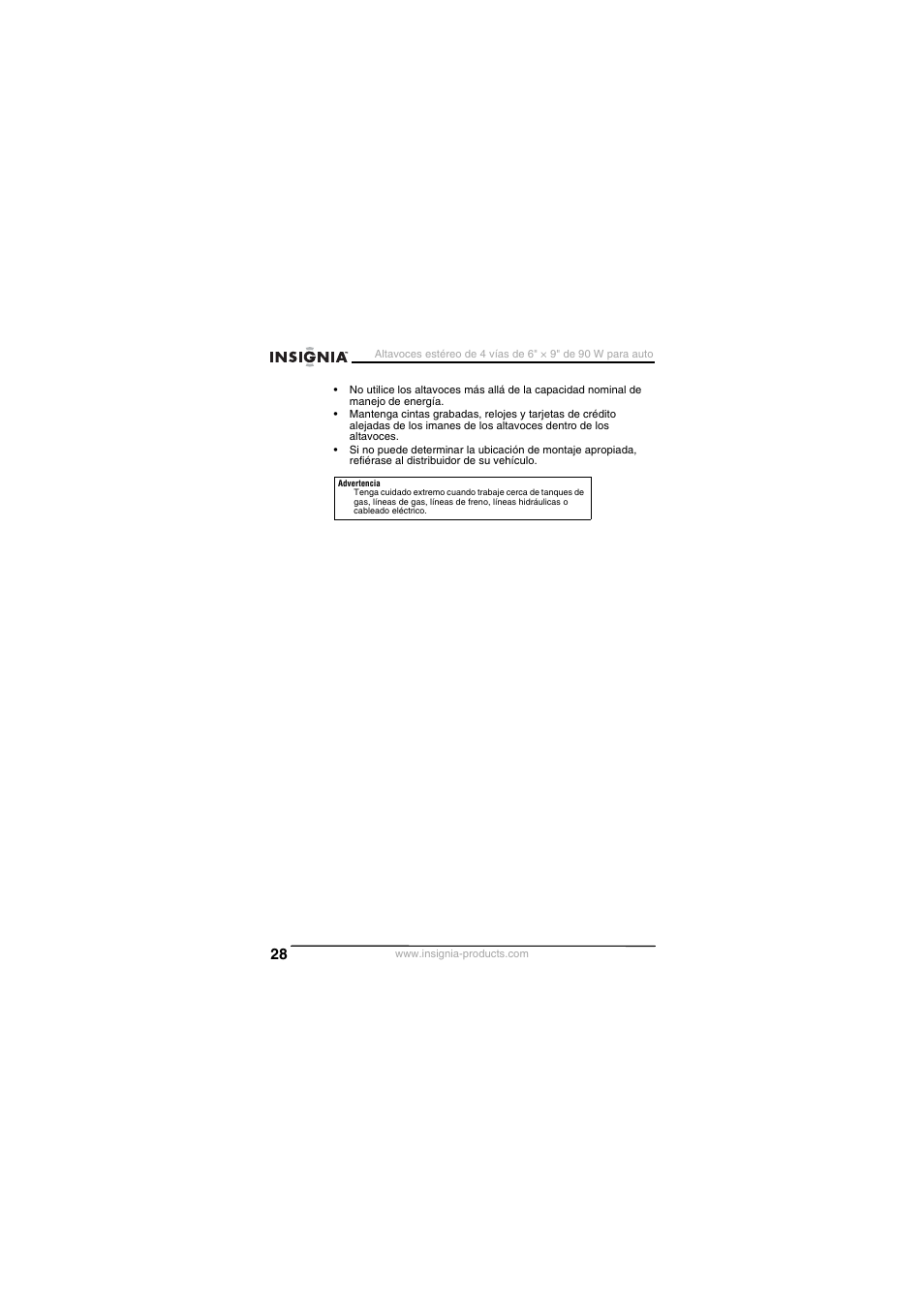 Insignia NS-S6900 User Manual | Page 28 / 40