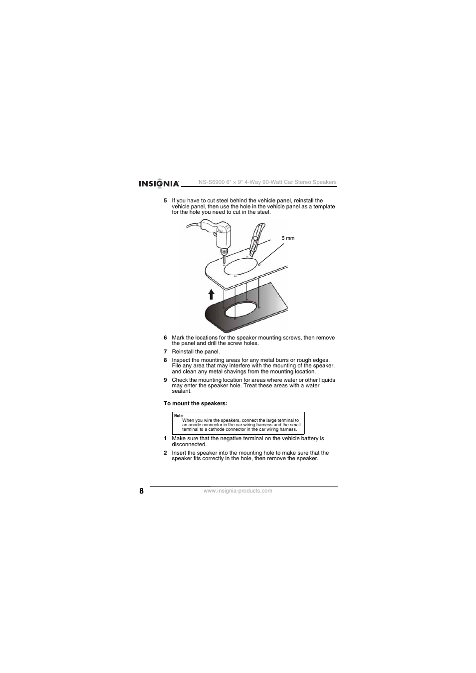 Insignia NS-S6900 User Manual | Page 8 / 40
