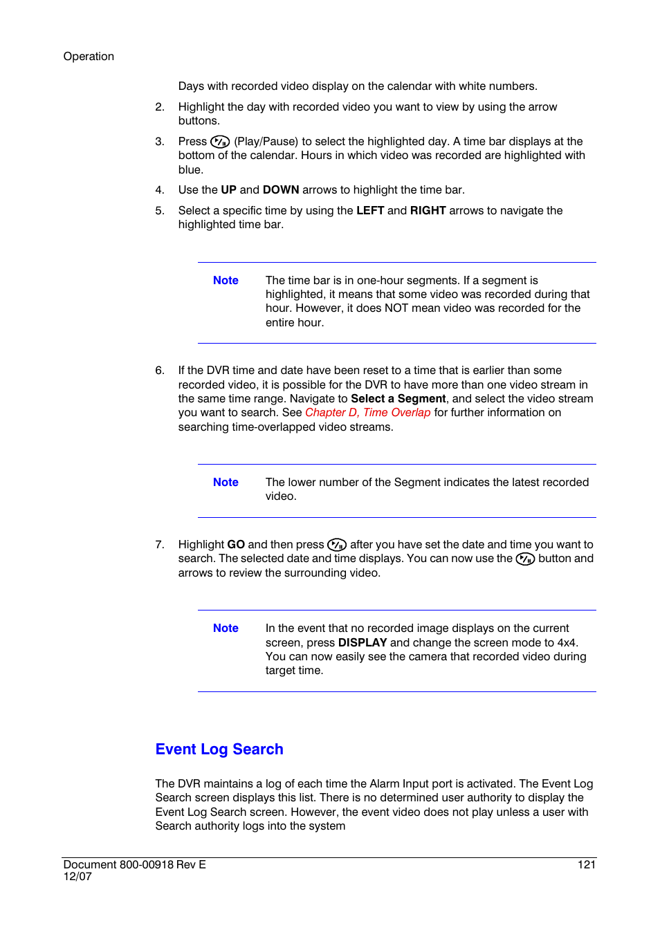 Event log search | Insignia HRSD16 User Manual | Page 121 / 160