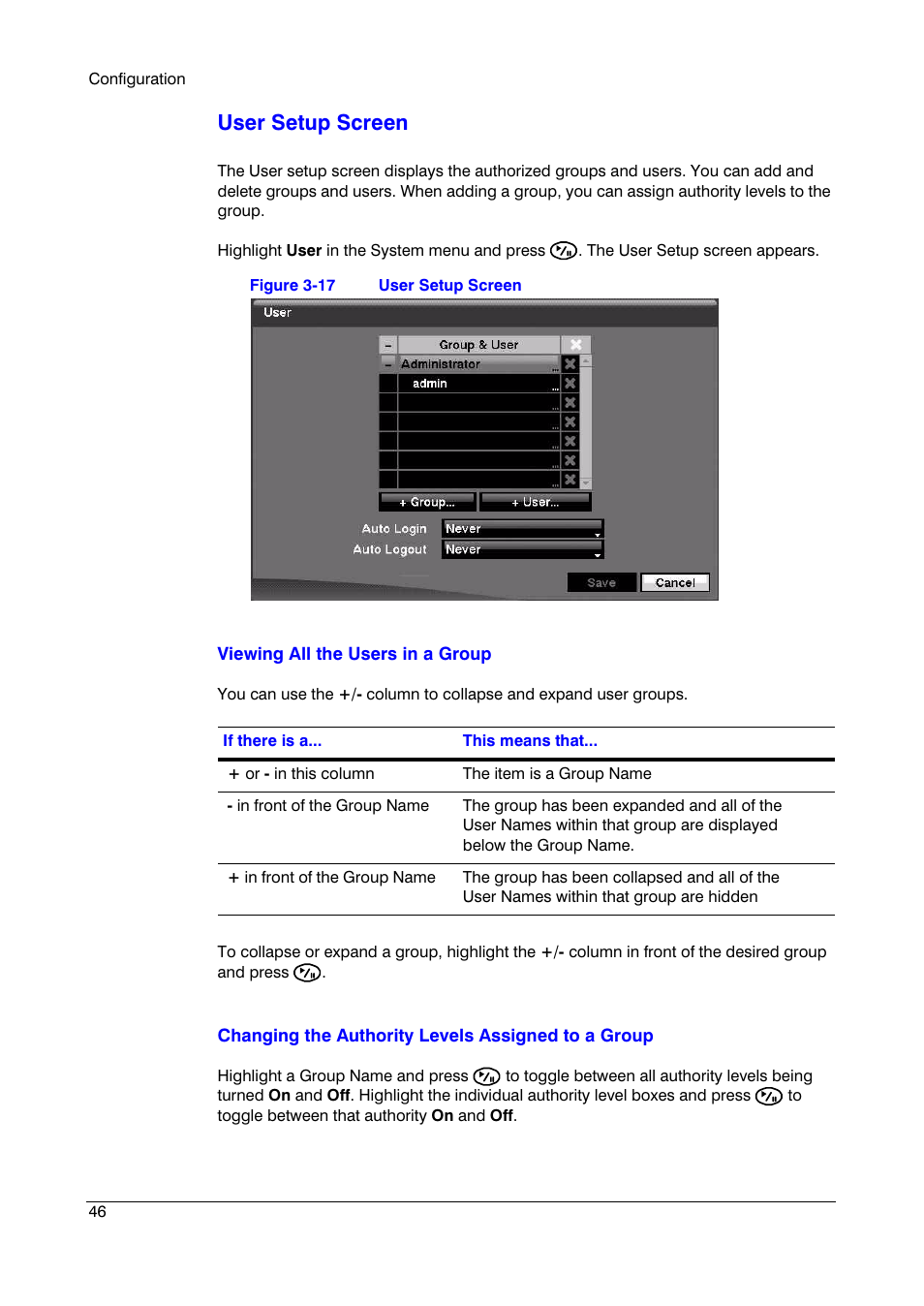 Figure 3-17, User setup screen | Insignia HRSD16 User Manual | Page 46 / 160