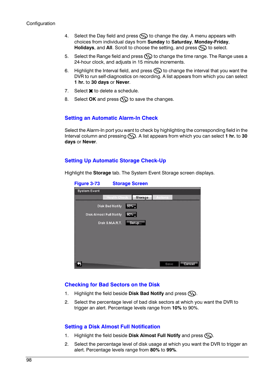 Figure 3-73, Storage screen | Insignia HRSD16 User Manual | Page 98 / 160