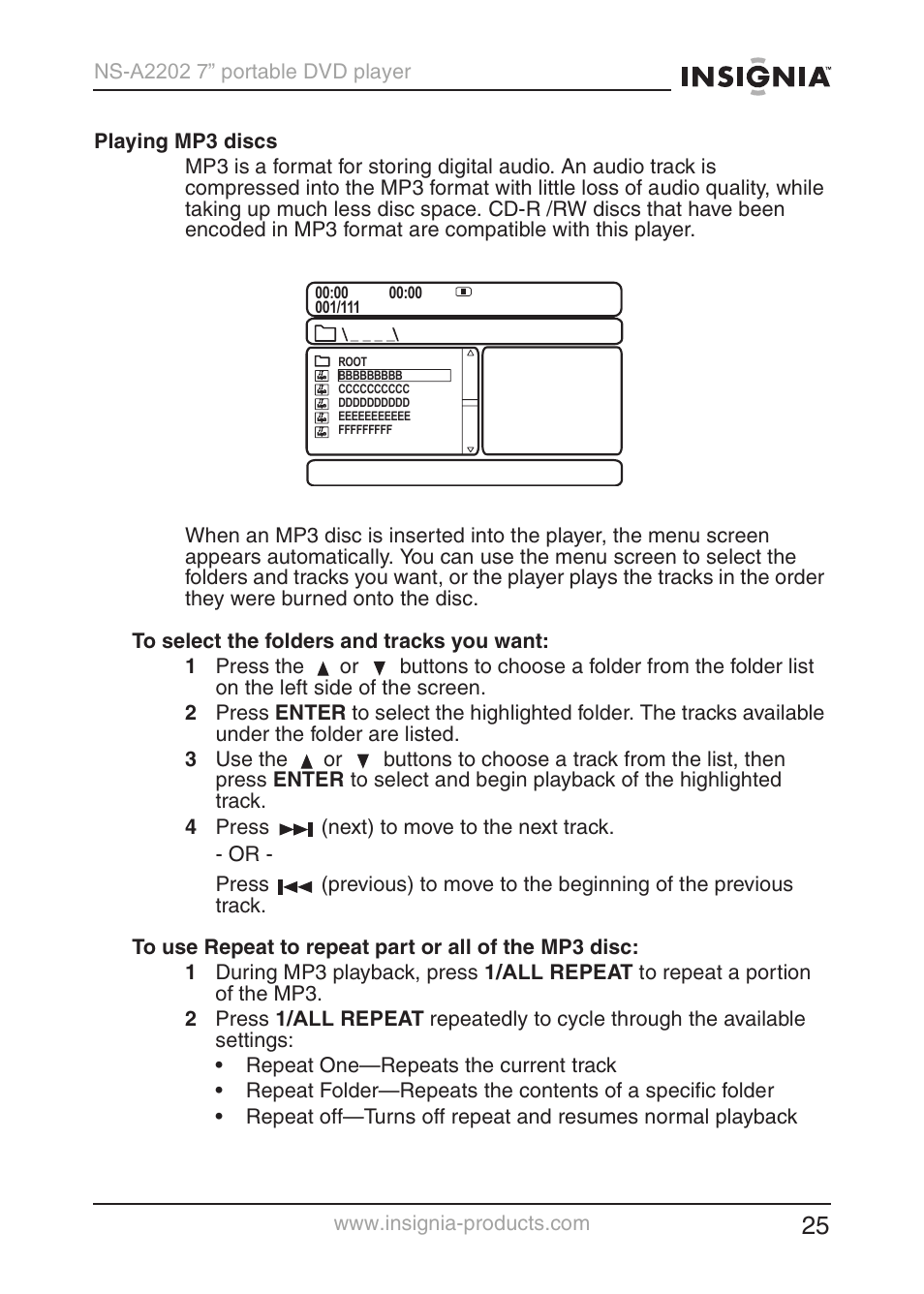 Insignia NS-A2202 User Manual | Page 26 / 102