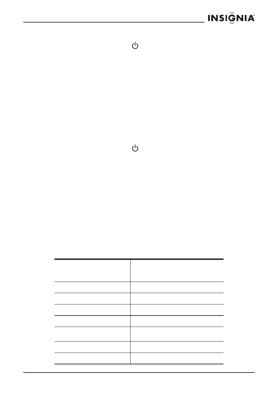 Especificaciones | Insignia NS-C3111 User Manual | Page 52 / 58