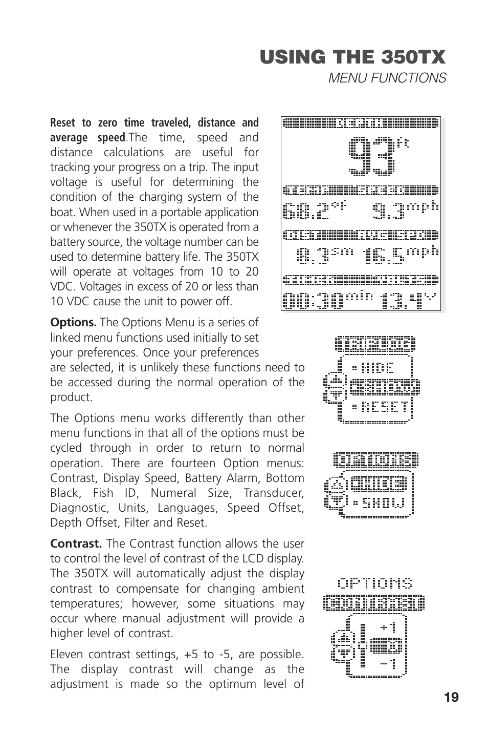 Using the 350tx | Insignia 350TX User Manual | Page 21 / 36