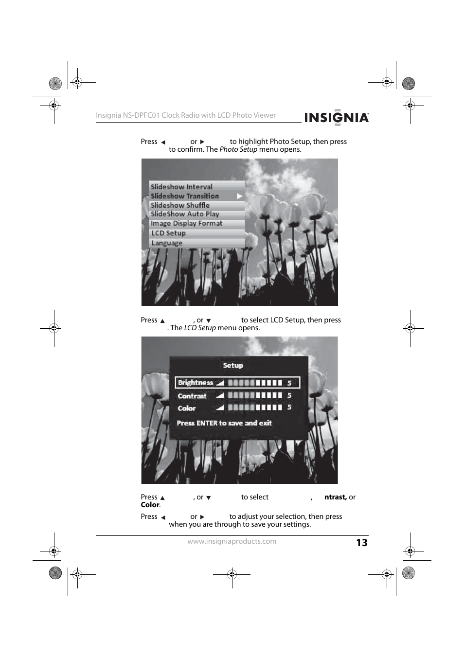 Insignia NS-DPFC01 User Manual | Page 13 / 26