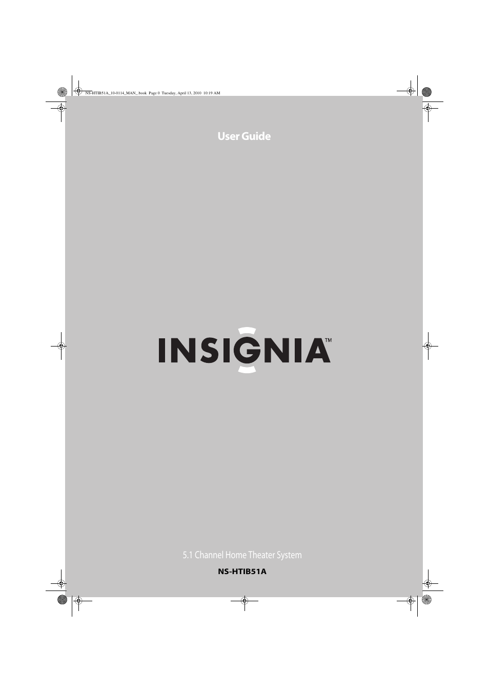 Insignia NS-HTIB51A User Manual | 40 pages