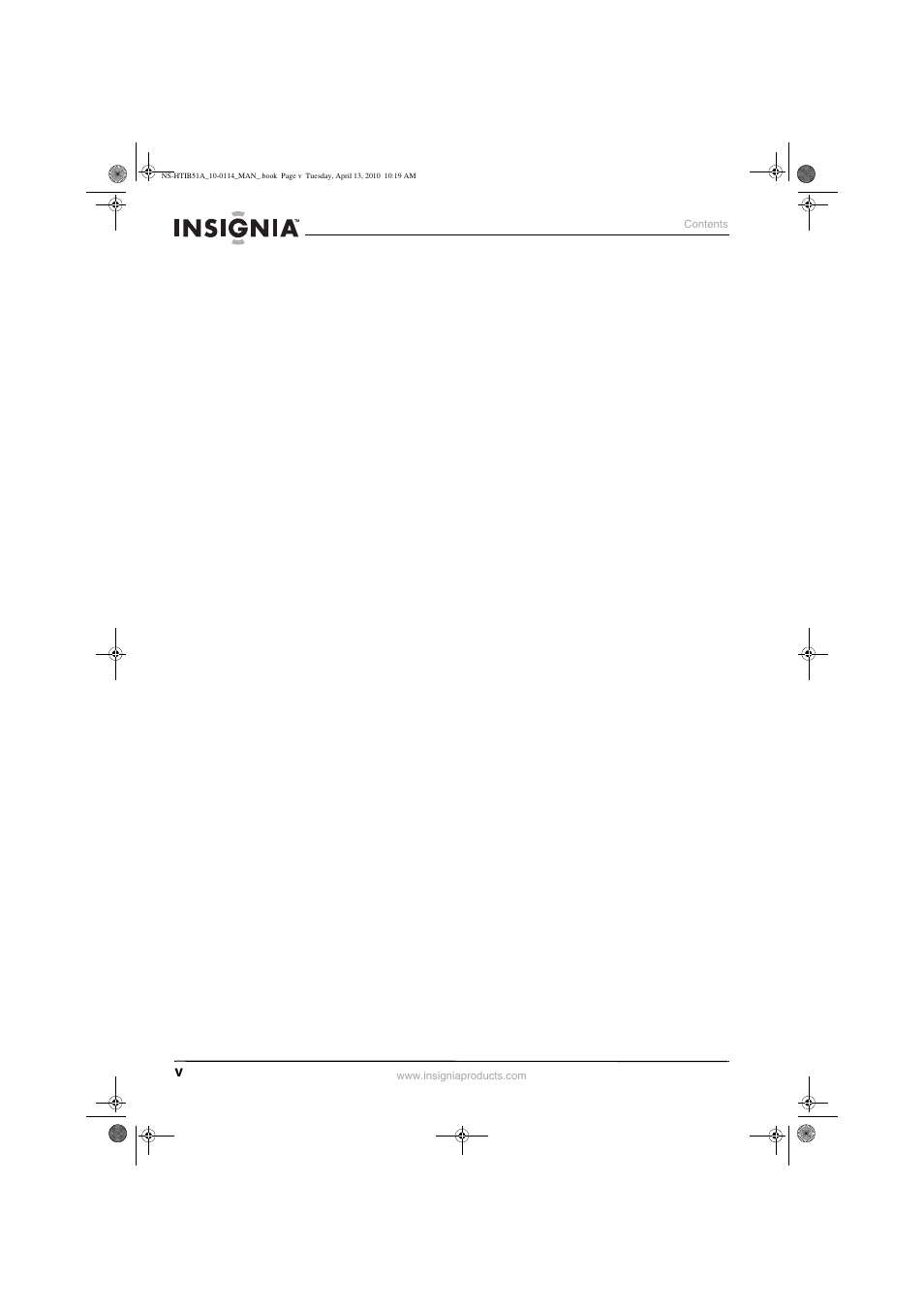 Insignia NS-HTIB51A User Manual | Page 4 / 40