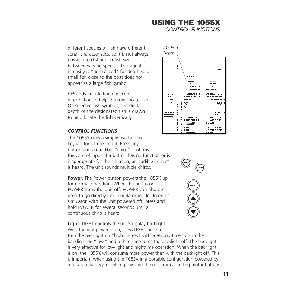 Using the 105sx | Insignia 105SX User Manual | Page 13 / 31