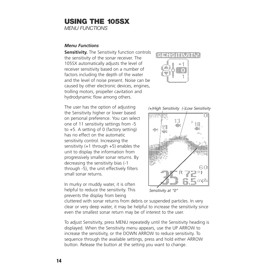 Using the 105sx | Insignia 105SX User Manual | Page 16 / 31