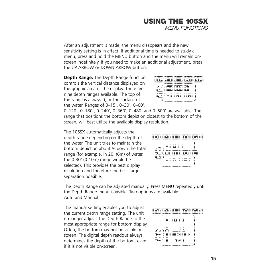 Using the 105sx | Insignia 105SX User Manual | Page 17 / 31