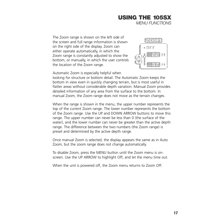 Using the 105sx | Insignia 105SX User Manual | Page 19 / 31