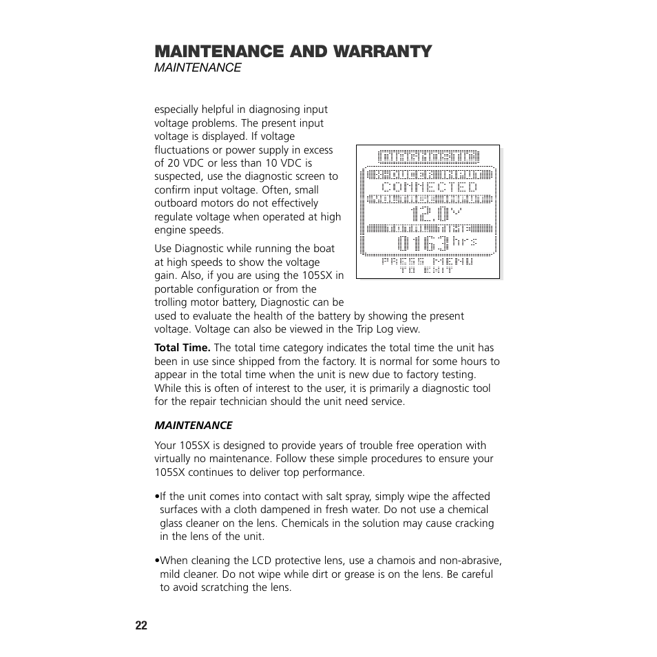 Maintenance and warranty | Insignia 105SX User Manual | Page 24 / 31