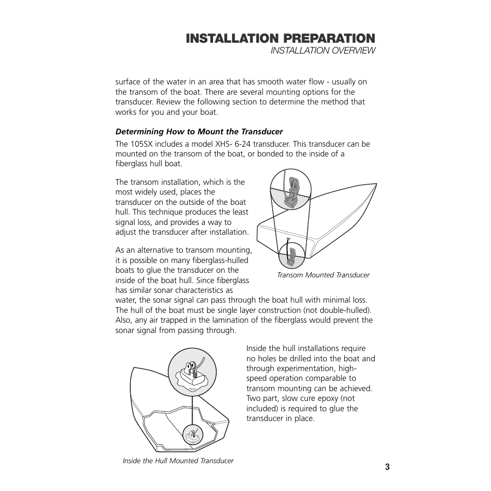 Installation preparation | Insignia 105SX User Manual | Page 5 / 31