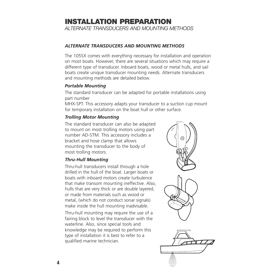 Installation preparation | Insignia 105SX User Manual | Page 6 / 31