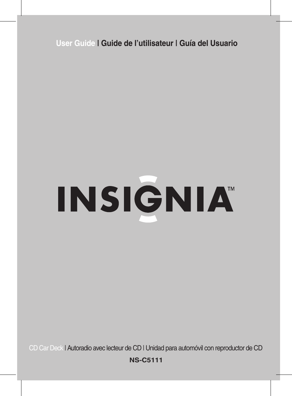 Insignia NS-C5111 User Manual | 86 pages