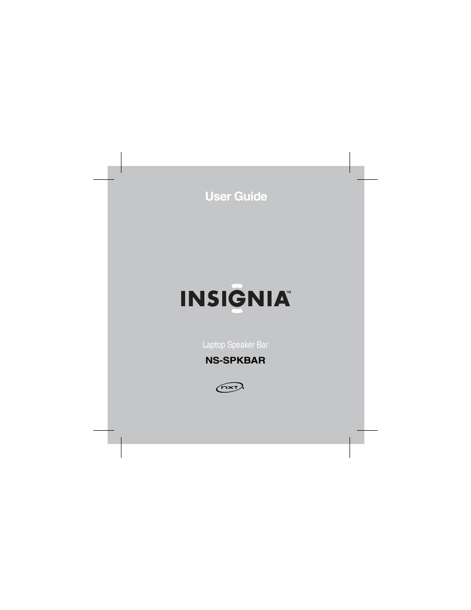 Insignia NS-SPKBAR User Manual | 20 pages