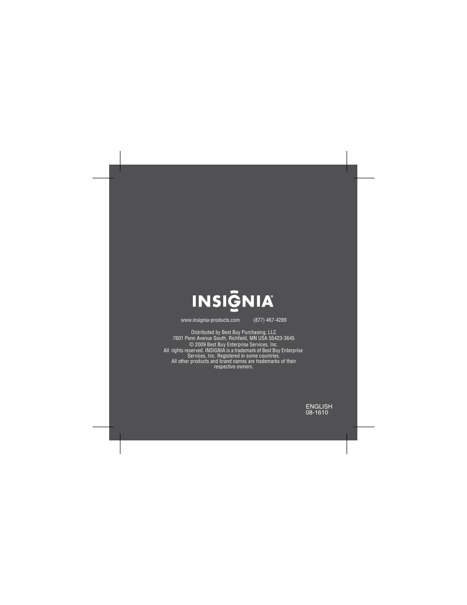Insignia NS-SPKBAR User Manual | Page 20 / 20