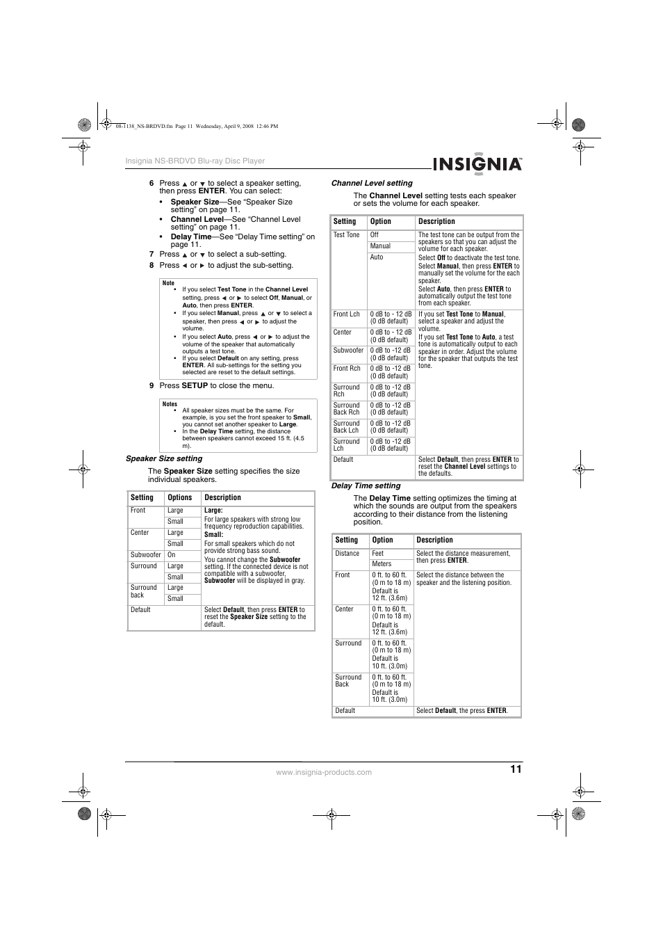 Insignia NS-BRDVD User Manual | Page 19 / 126