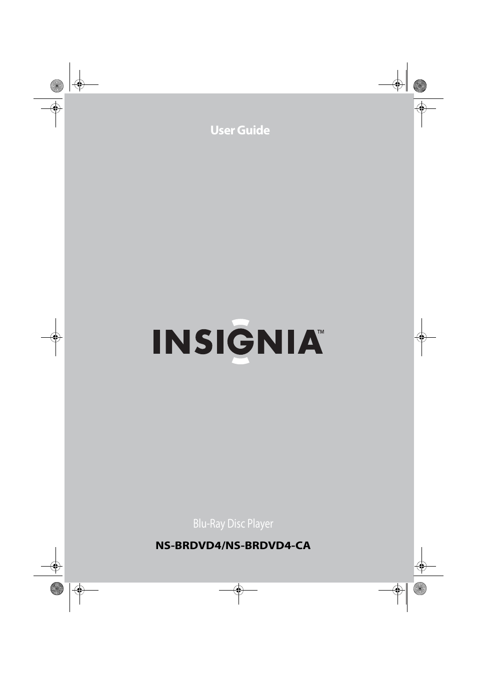 Insignia NS-BRDVD4 User Manual | 67 pages