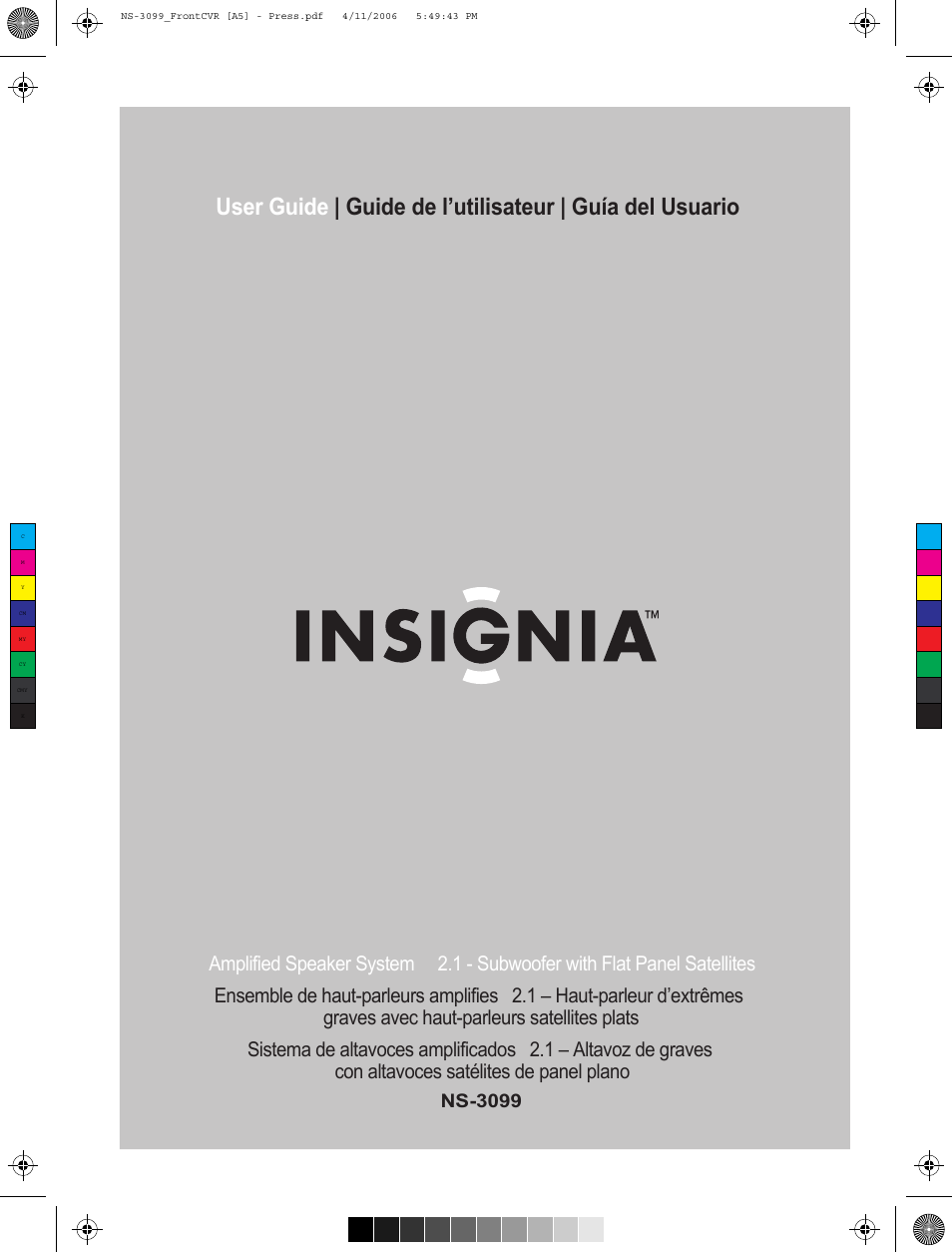 Insignia NS-3099 User Manual | 28 pages