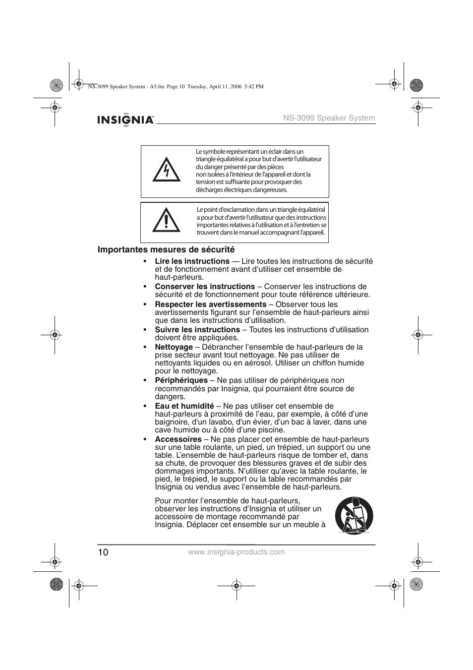Insignia NS-3099 User Manual | Page 11 / 28