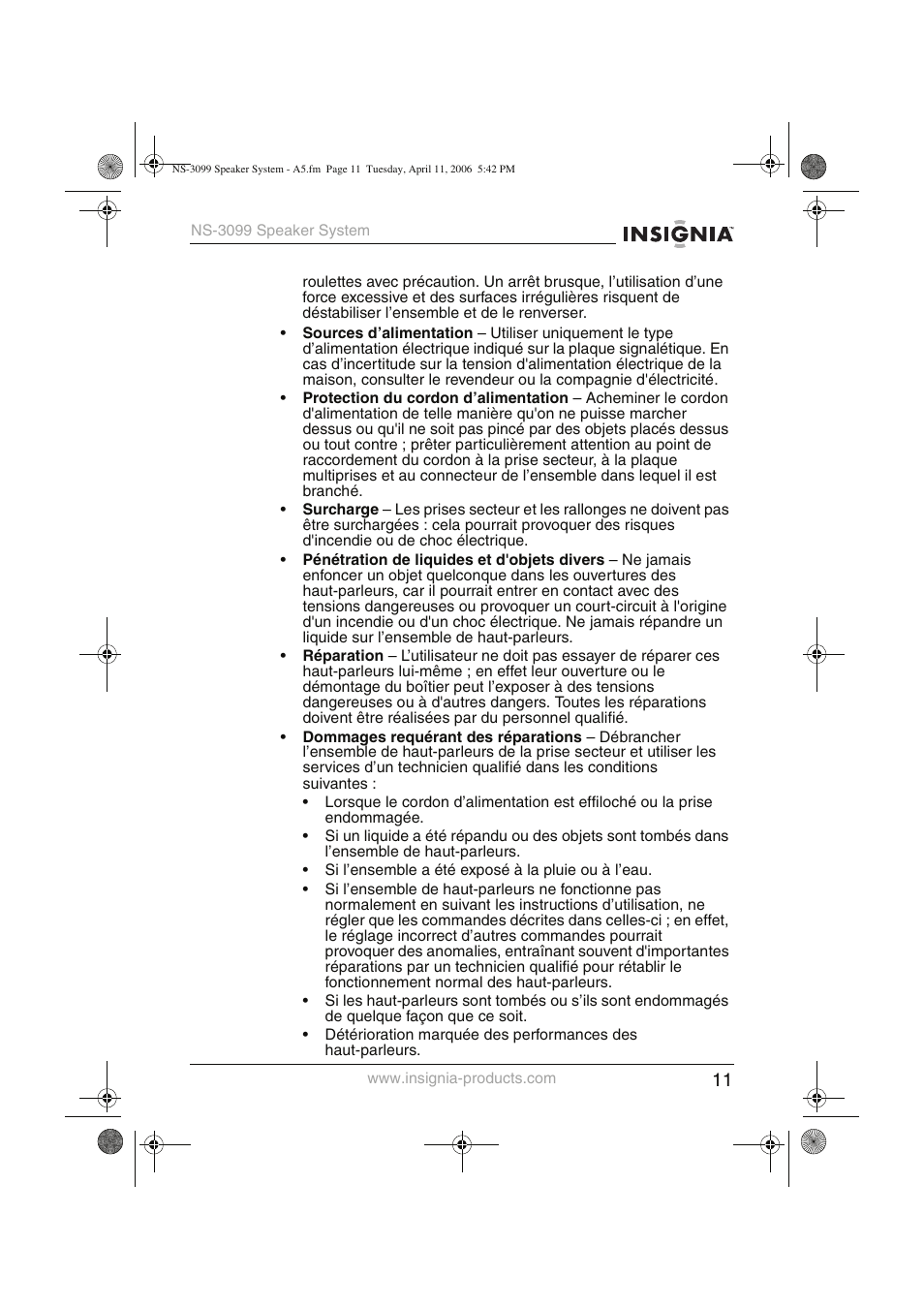 Insignia NS-3099 User Manual | Page 12 / 28