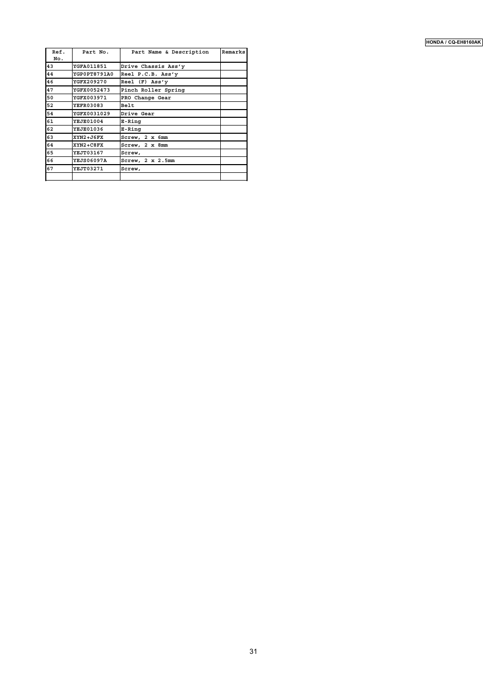 Insignia CQ-EH8160AK User Manual | Page 31 / 37