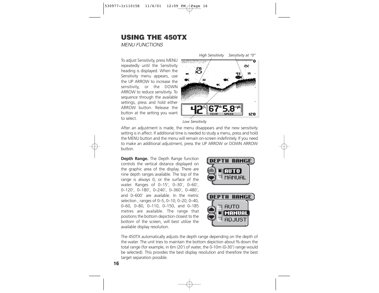 Using the 450tx | Insignia 450TX User Manual | Page 18 / 40